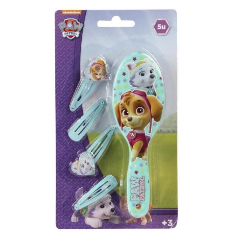 Paw Patrol Green Skye & Everest Hair Clips & Brush Set £2.99